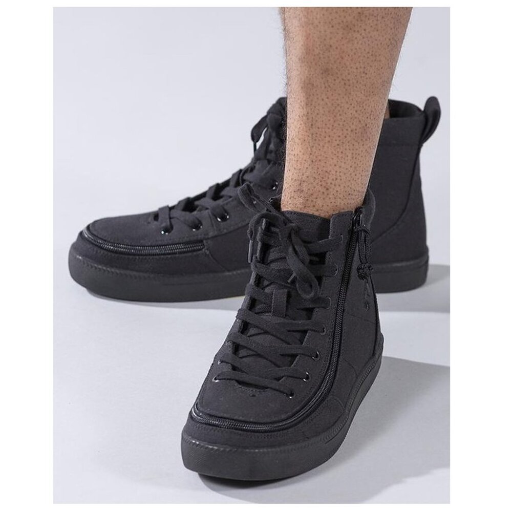 NEW Billy Footwear Men Classic Lace High Top Adaptive Sneakers Size 8.5 M BY702